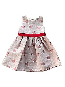 Mini Boden Jacquard Hearts Classic Casual Dress (view 1)