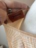 Missoni Stripes Orange White Short Sleeve Blouse Size 10 - photo 3