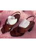 Tory Burch 100% Leather Brown Heels Size 8 1/2 - photo 6