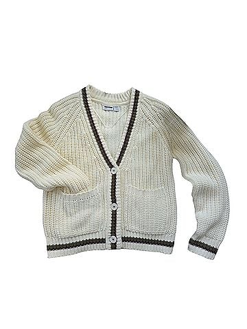 Noisy May Charlie Varsity V-Neck Cardigan (view 1)