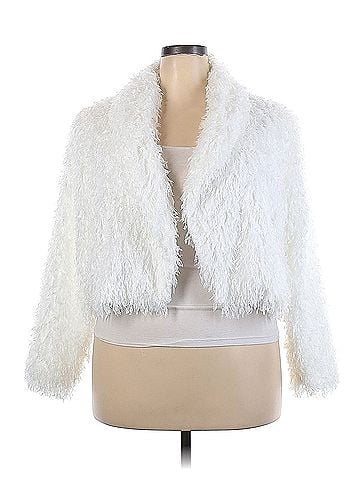 ELOQUII Eloquii Faux Fur Jacket (view 1)