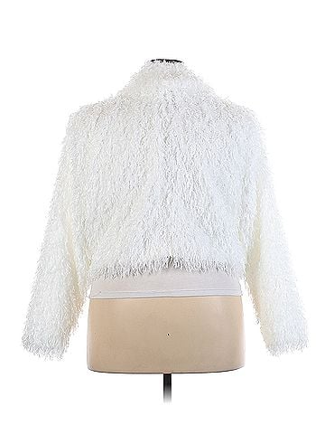 ELOQUII Eloquii Faux Fur Jacket (view 2)