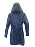 Relativity 57% Cotton 43% Polyester 100% Polyester Floral Blue Trenchcoat Size M - photo 2
