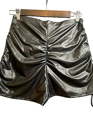 Fashion Nova Fashion Nova Faux Leather Shorts (view 2)