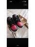 Nike 100% Leather Black Red Sneakers Size 7 - photo 3