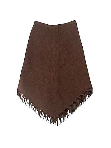 Peruvian Connection Baby Alpaca Wool Fringe Skirt Wool Skirt (view 2)