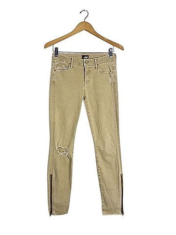 Mother The Looker Zip Fray Khakis (view 1)