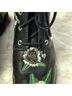 Rebecca Minkoff Floral Black Pink Green Gray Boots Size 8 1/2 - photo 4