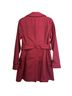 DKNY Red Trenchcoat Size XS - photo 2