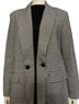 Zara Houndstooth Black White Blazer Size S - photo 8
