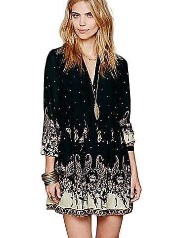 Free People Sierra Valley Shirt dress Casual Dress (view 1)