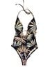 L Space Floral Multi Color One Piece Swimsuit Size 4 - photo 1