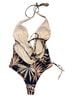 L Space Floral Multi Color One Piece Swimsuit Size 4 - photo 2