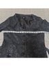 Sandro 74% Polyester 24% Viscose 2% Elastane 100% Polyester Zebra Print Black White Coat Size M - photo 8