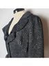 Sandro 74% Polyester 24% Viscose 2% Elastane 100% Polyester Zebra Print Black White Coat Size M - photo 13