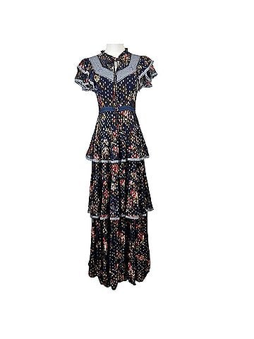Needle & Thread Winter Forest Gown Cocktail Dress (view 1)