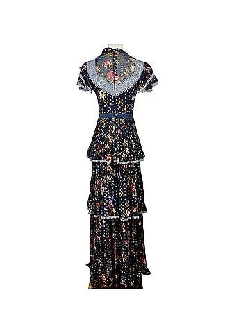 Needle & Thread Winter Forest Gown Cocktail Dress (view 2)