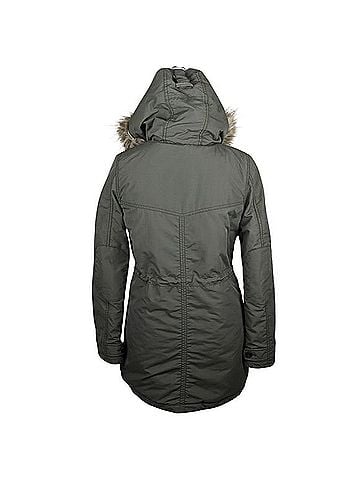 American Eagle Outfitters Sherpa Lined Winter Utility Parka Hooded Anorak Coat Coat (view 2)