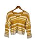 Madewell Stripes Yellow Ivory Pullover Sweater Size M - photo 1