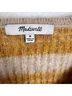 Madewell Stripes Yellow Ivory Pullover Sweater Size M - photo 3