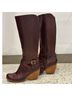 Kork-Ease 100% Leather Brown Boots Size 8 1/2 - photo 15