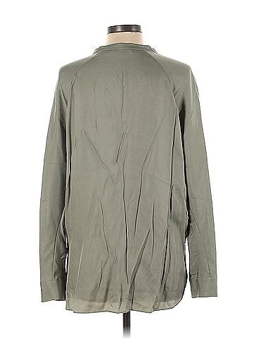 Vince. Vince. Long Sleeve Silk Top (view 2)