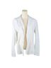 Frank & Eileen 50% Cotton 48% Flax 2% Elastane 100% Cotton Solid White Blazer Size M - photo 1