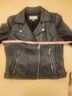 Michael Kors 100% Leather 100% Cotton 100% Polyester 2% Spandex Black Leather Jacket Size XL - photo 8
