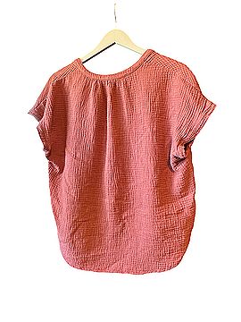 Lucky Brand Short Sleeve Blouse (view 2)