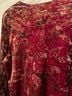 Venezia Floral Red Burgundy Long Sleeve T-Shirt Size 14 - photo 7