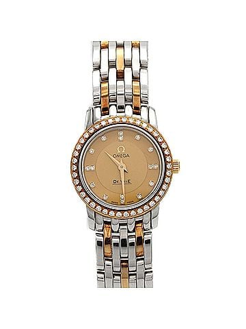 Omega Omega De Ville Prestige Combination D-16P 413.25.22.60.58.001 SSxYG Quartz Watch (view 1)