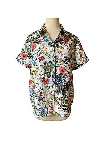 Disney x Tommy Bahama Jungle Jubilee Short Sleeve Button-Down Shirt (view 1)
