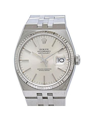 Rolex ROLEX Datejust Oysterquartz 17014 Men's Watch SSx18KWG 40587 (view 2)