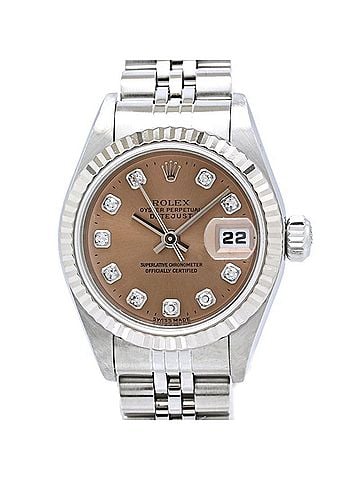 Rolex ROLEX Datejust 10P Diamond 69174G Women's Watch SSx18KWG 40583 (view 1)