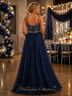 TLCare 100% Polyester Solid Blue Silver Cocktail Dress Size 20 - photo 5