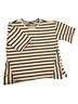 Zara Stripes White Black Short Sleeve Blouse Size S - photo 1