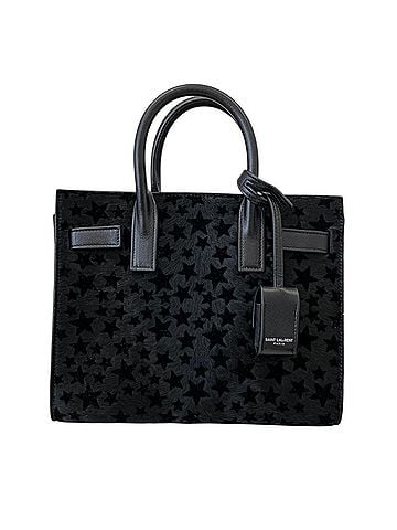 Yves Saint Laurent Yves Saint Laurent SAINT LAURENT PARIS Saint Laurent Paris Calf Hair Sac de Jour Nano Star 2-Way Shoulder Bag 392035 Black Women's (view 1)