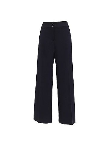 Giorgio Armani Armani Collezioni Trousers in Black Polyamide (view 1)