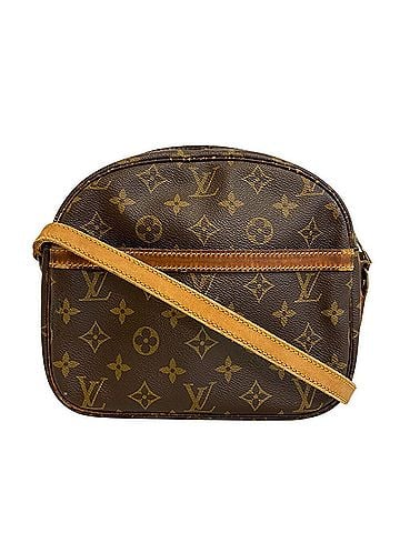 Louis Vuitton LOUIS VUITTON Leather Shoulder Bag, Brown (view 1)