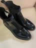 Anne Klein 100% Rubber Black Ankle Boots Size 9 - photo 3