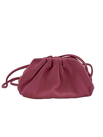 Bottega Veneta BOTTEGA VENETA Mini The Pouch Coin Case, Gathered Style, Minimalist Pink (view 2)