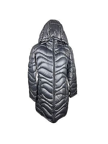 Andrew Marc Long Down Puffer Coat Jacket (view 1)
