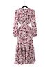 Alexis 100% Polyester Floral Multi Color Cocktail Dress Size S - photo 2
