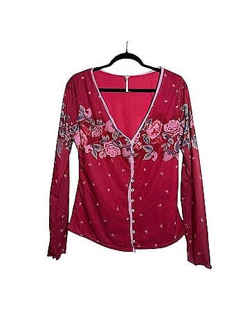 Free People Home Grown Mesh Cardi Cardigan (view 1)