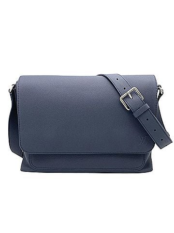 Louis Vuitton Louis Vuitton Aerogram Speed Messenger Shoulder Bag, Calfskin, M15267, Navy, RFID, Blue (view 1)