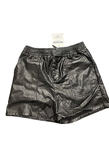 DOWN HOME LEATHER Faux Leather Shorts (view 1)