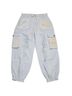 Pol 100% Cotton Solid Blue Cargo Pants Size S - photo 1