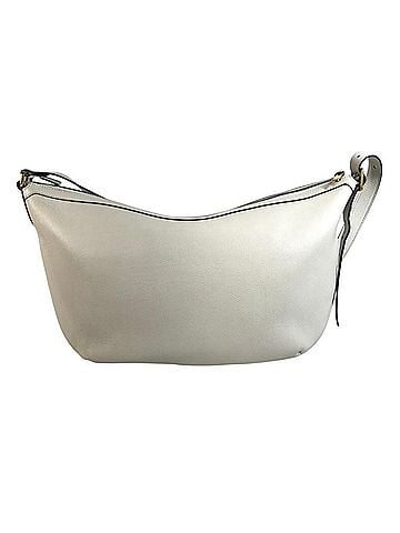 Gucci GUCCI 523588 Logo Hobo Bag Half Moon Crossbody Shoulder Leather Women's White (view 2)