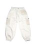 Pol 100% Cotton Solid White Ivory Cargo Pants Size S - photo 1