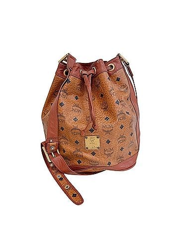 MCM MCM Leather Shoulder Bag, Brown (view 1)